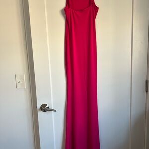 SHEIN Vibrant Pink Maxi Dress
